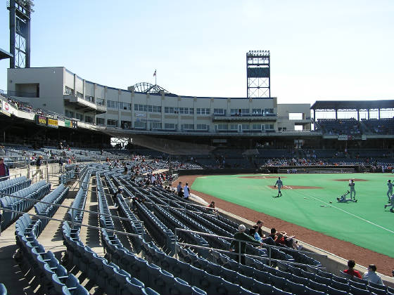 Alliance Bank Stadium, from Left Field